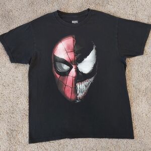 Marvel Black and Red Spider-Man Venom Tee